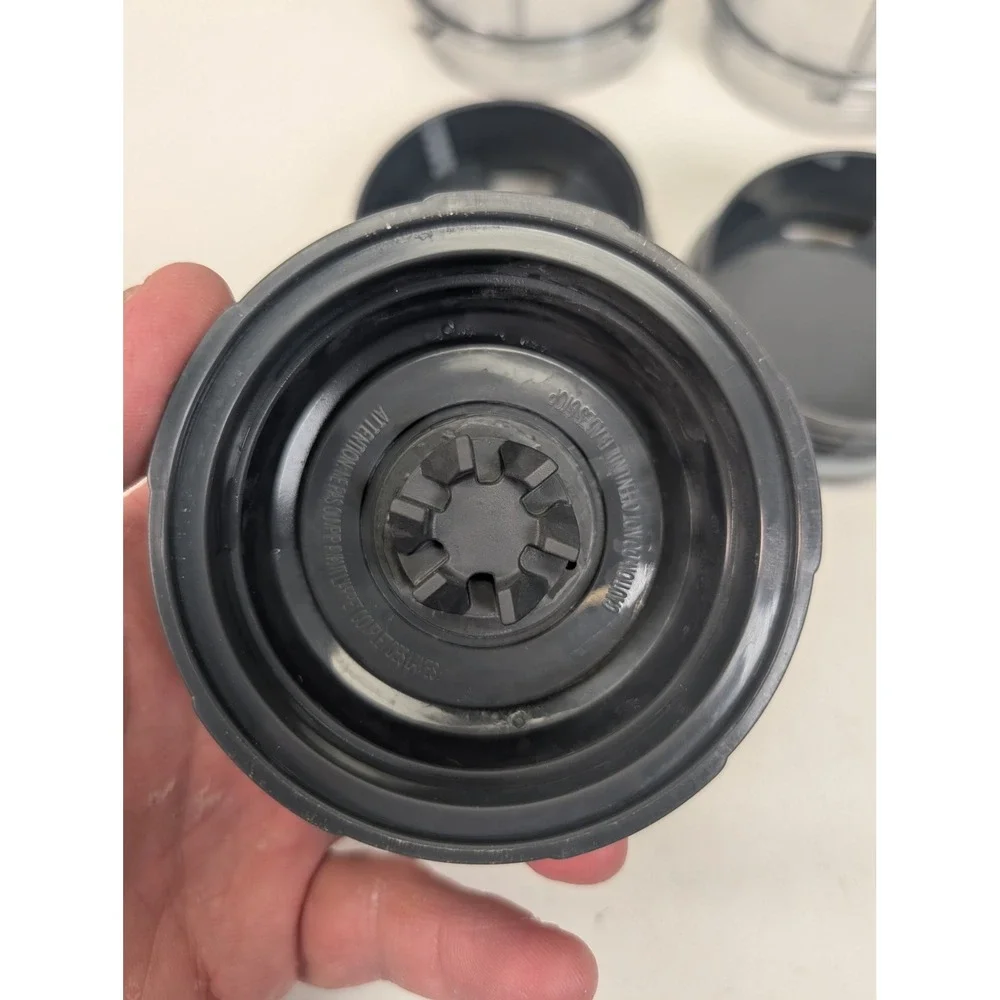 Ninja Blender Replacement Parts BL772 16oz Cups Lids and 6-Fin Blade Assembly
